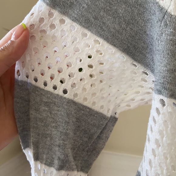 Michael Kors mesh striped sweater - Picture 5 of 9